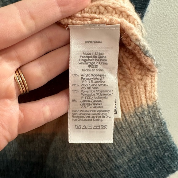 Madewell Space-Dyed Button-Shoulder Pullover Sweater - Picture 6 of 9